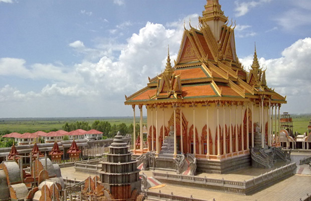 Ang Kor Chey Pagoda in Cambodia