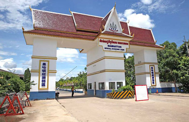 Bavet International Border in Cambodia
