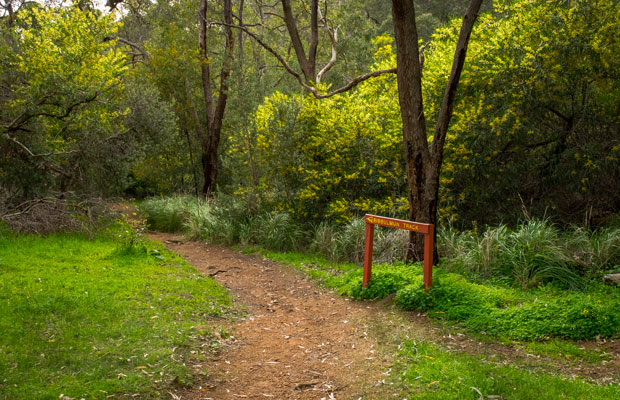 Bibbulmun Track Northern Terminus in Australia