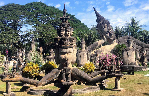 Buddha Park Vientiane in Laos