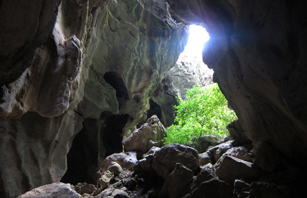 Caves near Kampot in Cambodia