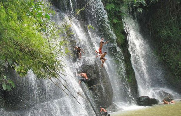 Cha Ong Waterfall in Cambodia