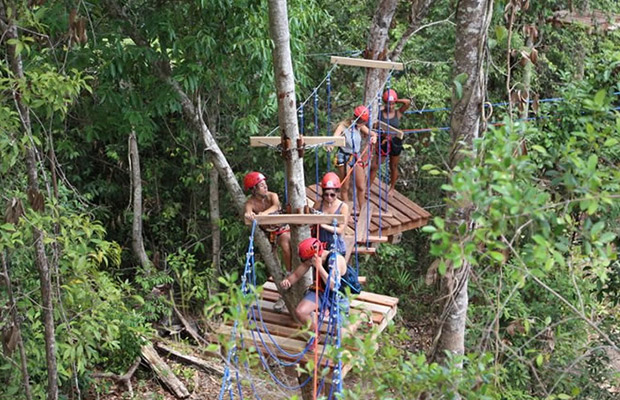High Point Rope Park in Cambodia