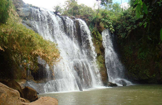 Kachanh Waterfall in Cambodia