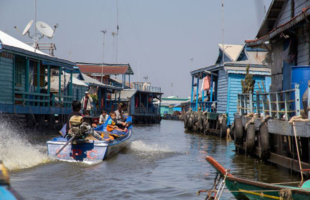 Kampong Luong Floating Village Resort in Cambodia