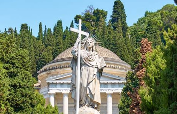 Monumental Cemetery of Staglieno in Italy