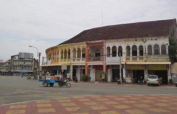 Old French Lighthouse Historic Building in Cambodia