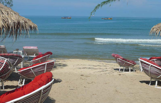 Otres Beach in Sihanoukville in Cambodia