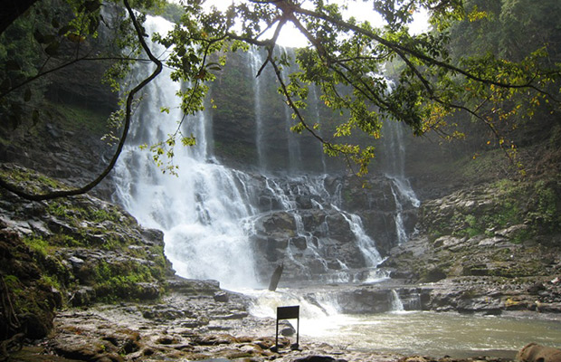Ou Senmonorom Waterfall in Cambodia