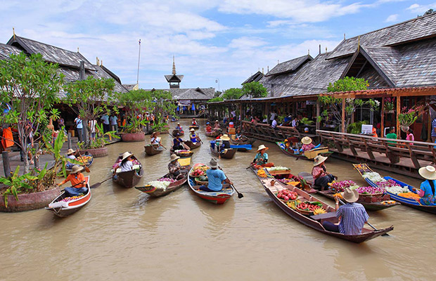 Pattaya Floating Market in Thailand