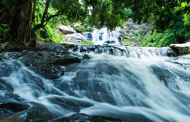 Phnom Keu Waterfall in Cambodia