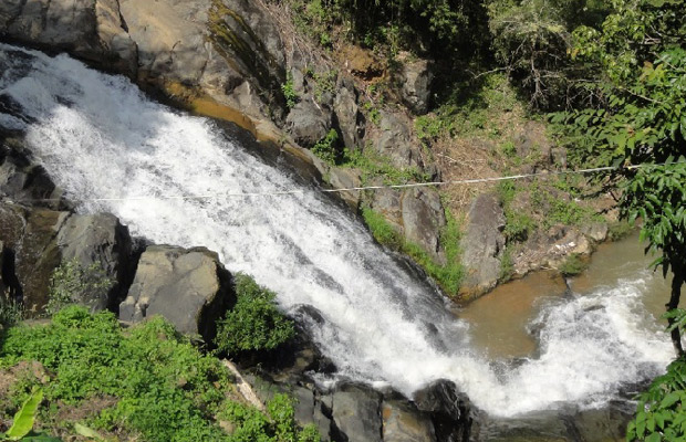 Phnom Khiev Waterfall (Blue Mountain) in Cambodia