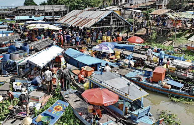 Phsar Krom Market in Cambodia