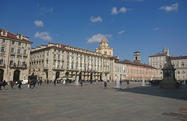 Piazza Vittorio Veneto, Turin in Italy