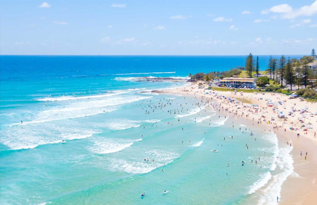 Rainbow Bay in Australia