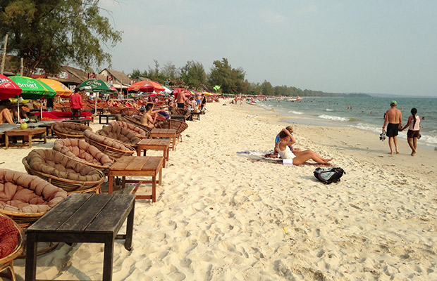 Serendipity Beach in Cambodia