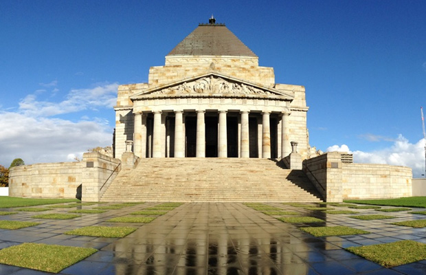 Shrine of Remembrance in Australia