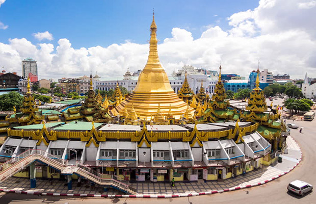Sule Pagoda in Myanmar