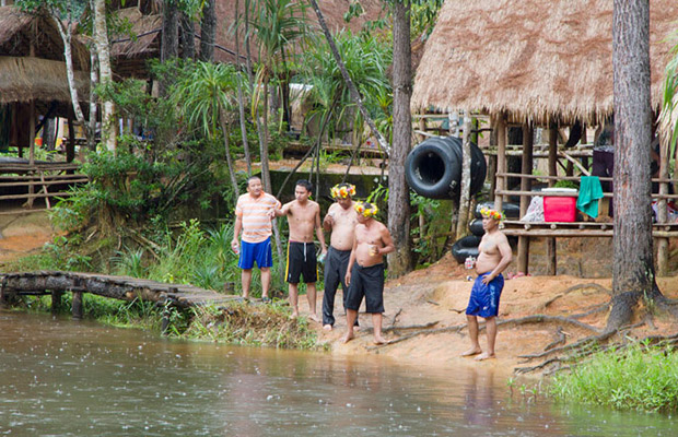 Te Teuk Pus Hot Spring in Cambodia