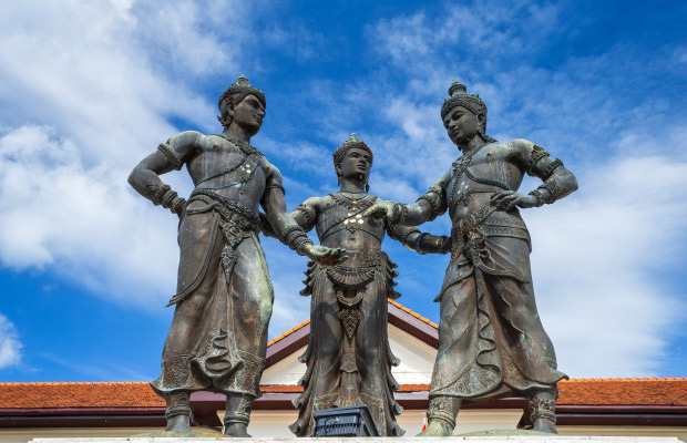 Three Kings Monument in Thailand