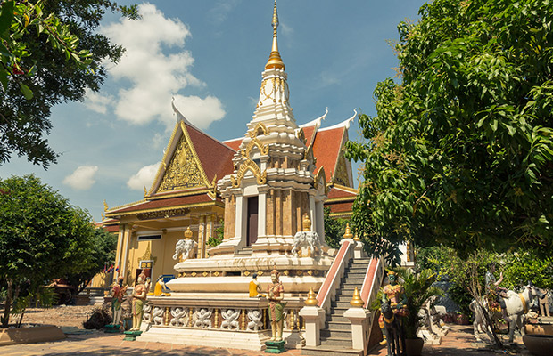 Wat Botum Park in Cambodia