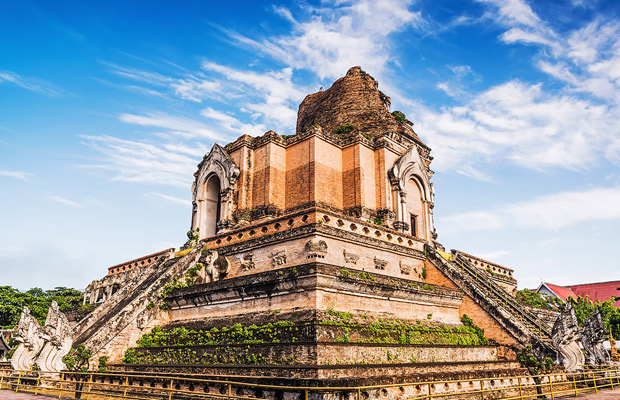 Wat Chedi Luang in Thailand