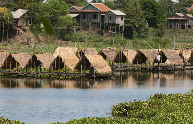 Wat Kean Svay Krau Pagoda in Cambodia