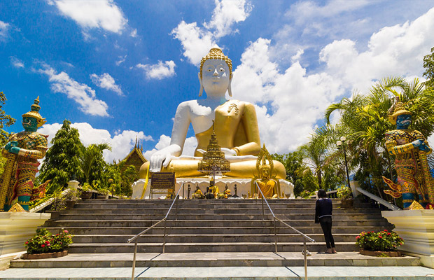 Wat Phra That Doi Kham in Thailand