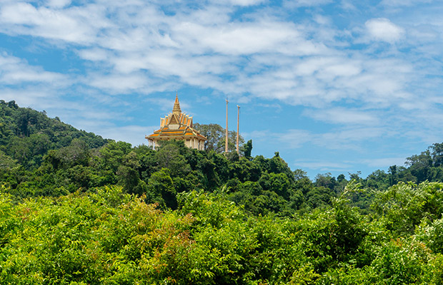 Wat Samathi Pagoda in Cambodia